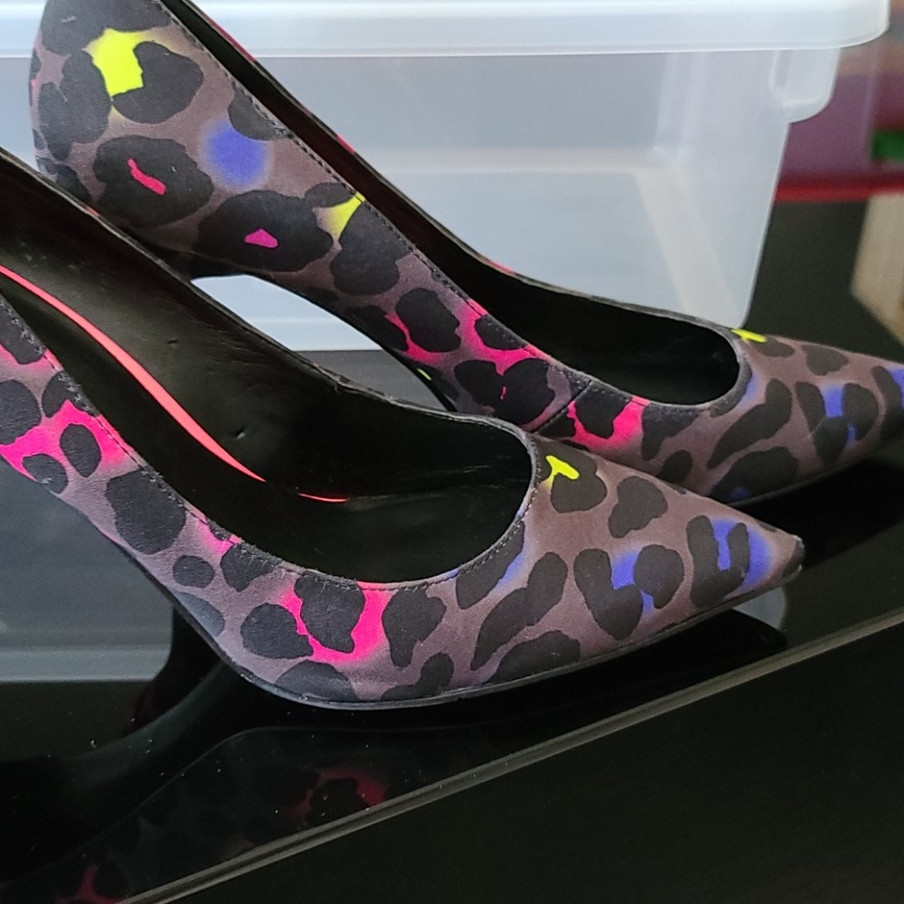 Nine West Animal Print Pumps Sz: 8.5 - Picture 9 of 9